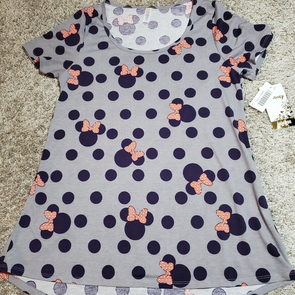 LuLaRoe Tops - Disney Minnie Mouse Classic Tee Polka Dots